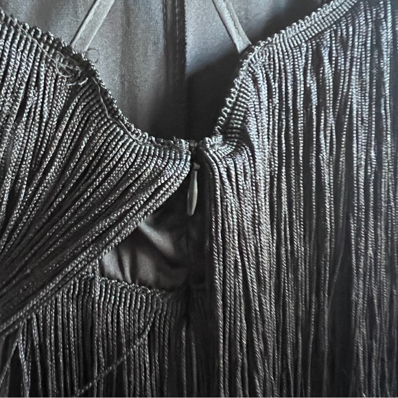 Zara Black Fringe Jumpsuit - Picture 10 of 12